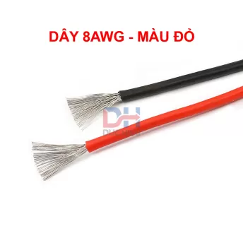 Dây điện Silicon 04 | 08 | 10 | 12 AWG chống cháy chịu nhiệt cao chịu tải cao